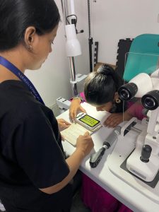 Assessment of Low Vision Students for assistive devices, at Narayana Nethralaya Hospital, Bangalore, July 2024