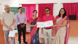 Certificate Distribution at Ramakrishnan mission, Coimbatore, July 2024